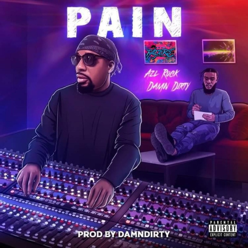 Album cover for Pain (feat. AZL Rock & Damn Dirty) by South Florida Faders